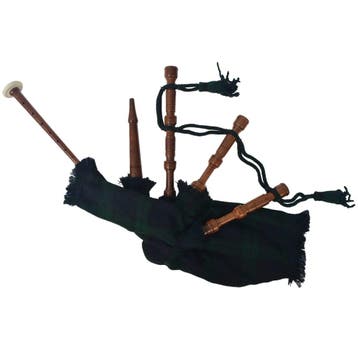 vidaXL Kinderdoedelzak Schotse Great Highland groen Black, Verzenden, Nieuw