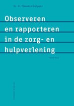 Boek Observeren en rapporteren in de zorg- en hulpverlening, Verzenden, Zo goed als nieuw