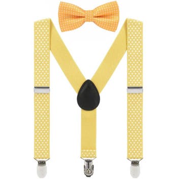 Fako Fashion - Kinder Bretels Met Vlinderstrik - Stipjes -, Verzenden, Nieuw