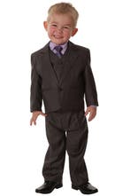 Luxe babykostuum donkergrijs -62 NIEUW, Kinderen en Baby's, Ophalen of Verzenden, Nieuw, S.Y.W, Jongetje