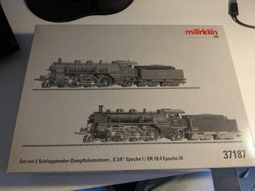 Märklin H0 - 37187 - Treinset (1) - Doos met S 3/6 en BR, Nieuw