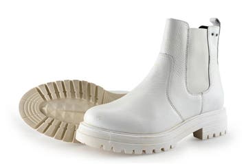 Nelson Chelsea boots in maat 38 Wit, Verzenden, Wit, Overige typen, Zo goed als nieuw