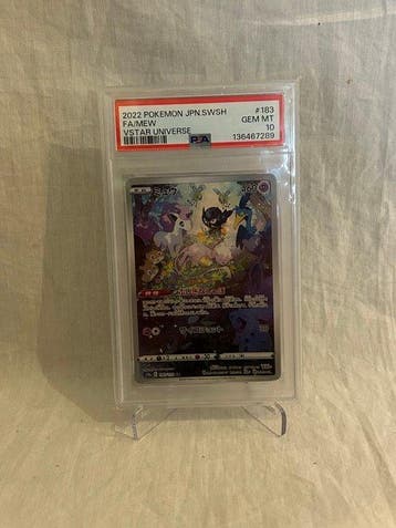 Pokémon Graded card - Fa / Mew 183 - PSA 10 - EX, Hobby en Vrije tijd, Nieuw