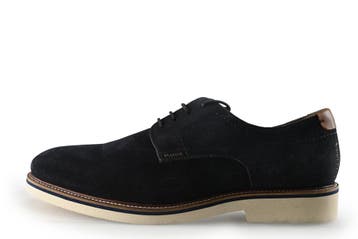 Loff 1881 Veterschoenen in maat 45 Blauw, Zo goed als nieuw, Loff 1881, Veterschoenen, Verzenden