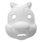 Papier mache knutsel masker eekhoorn 25 x 22 cm - Feestmas.., Ophalen of Verzenden, Nieuw