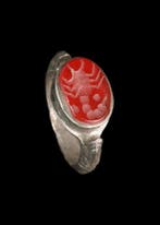 Islamitische Ottomaanse/Bedoeïenenstijl SIlver-Metal Ring
