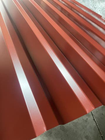 Actie Tweede Keus - Dak&amp; en Wandpanelen, Zwart, Zo goed als nieuw, 15 m² of meer, Metaal
