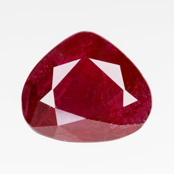 1 pcs Rood Robijn - 1.49 ct - Asian Institute of Gemological, Nieuw