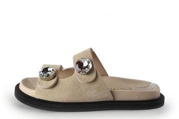 Roberto Festa Slippers in maat 37 Beige, Slippers, Verzenden, Beige, Zo goed als nieuw