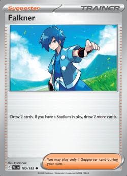 Falkner 180/193 reverse holo Paldea evolved, Ophalen of Verzenden, Nieuw, Losse kaart, Foil