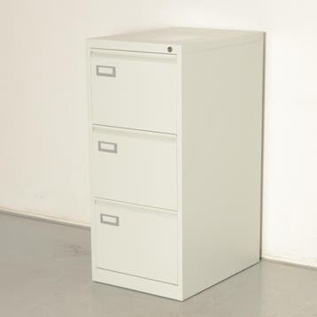 Officenow ladekast, lichtgrijs, 121 x 46.50 cm, 3 laden, Ophalen of Verzenden, Nieuw