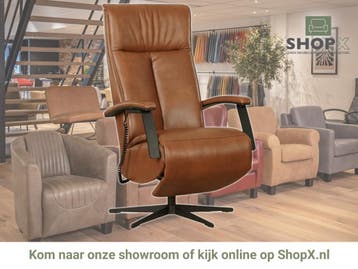 Leren sta-op-stoel Pure - Granada Savannah (cognac) - small, Huis en Inrichting, Fauteuils, Bohemian, Industrieel, Modern, Scandinavisch
