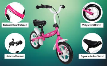 Easy Angel Loopfiets Roze (Kinderfietsen, Speelgoed), Verzenden, Nieuw