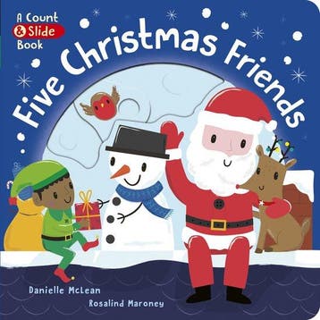 A Count & Slide Book- Five Christmas Friends - Danielle, Verzenden, Gelezen, Danielle Mclean