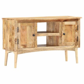 vidaXL Dressoir 100x35x60 cm massief mangohout, Huis en Inrichting, Kasten | Dressoirs, 100 tot 150 cm, Verzenden, Nieuw, 25 tot 50 cm