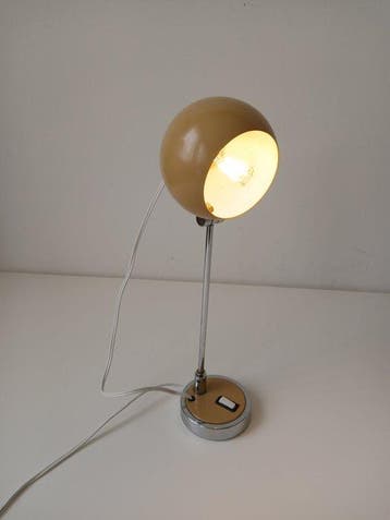 Lamp - Metaal, Chroom - Eyeball - Space Age