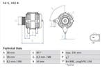 Dynamo / Alternator AUDI A1 (1.0 TFSI,1.4 TFSI,1.4 TSI), Ophalen of Verzenden, Nieuw