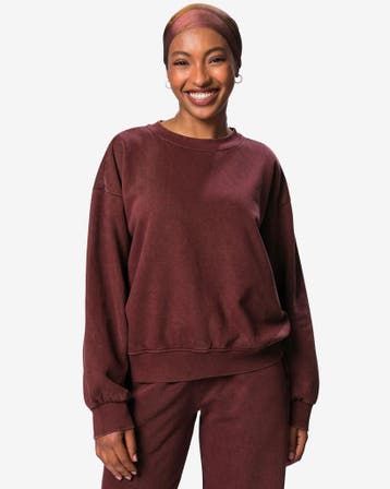 HEMA Damestrui Esmee jersey bordeauxrood, Verzenden, Nieuw