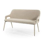 Bank Fika - Taupe - 240244 - eetkamerbanken, Huis en Inrichting, Nieuw, Overige materialen