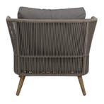 Volterra lounge tuinstoel licht bruin wicker, Tuin en Terras, Ophalen of Verzenden, Nieuw