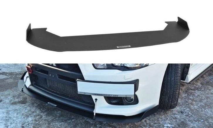 Race voorspoiler Mitsubishi Lancer Evo X Maxton Design, Auto-onderdelen, Carrosserie en Plaatwerk, Ophalen of Verzenden