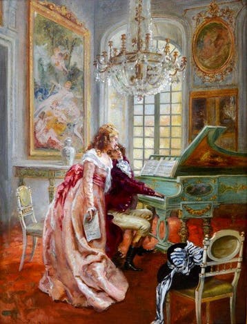 Sinibaldo Tordi (1876-1955) - Le récital de musique à