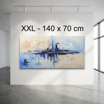 Monika Spiewak - Abstract - Oil Painting Stretched On The