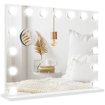TRUUSK Hollywood Spiegel Met Verlichting - 58x48cm - 15 LED, Verzenden, Nieuw