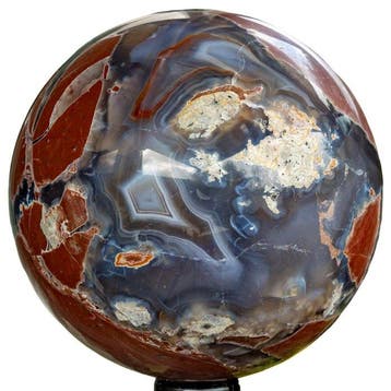 Agaat Large Quality Agate Sphere - Hoogte: 11.5 cm -
