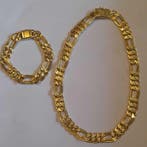 2-delige sieradenset - 18 karaat Geel goud, Sieraden, Tassen en Uiterlijk, Antieke sieraden