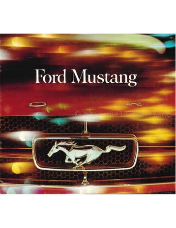 1964 FORD MUSTANG BROCHURE NEDERLANDS, Nieuw, Author