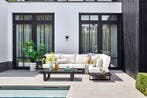 Suns Nardo aluminium loungeset Matt black met Naturel, Tuin en Terras, Tuinsets en Loungesets, Ophalen of Verzenden, Nieuw