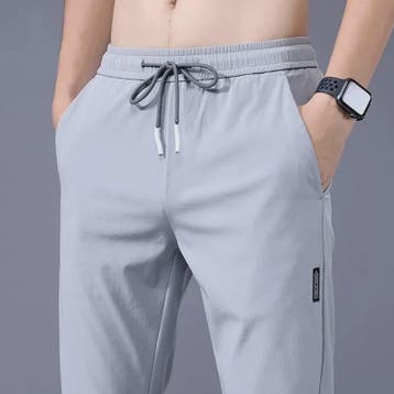 Ice Silk Heren Broek - Zomer, Business Casual, Elastisch & A, Verzenden, Nieuw