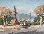 Josep Puigdengolas Barella (1906–1987) - Vista de Montjuïc