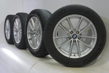 BMW X3 X4 G01 G02 618 18 inch velgen Michelin Runflat Winter, Auto-onderdelen, 18 inch, Gebruikt, Velg(en), Winterbanden