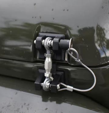 SK-Import Motorkapsloten Zonder Slot Zwart Jeep Wrangler, Ophalen of Verzenden, Nieuw, Jeep