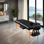 Massagetafel-set met 2 zones, 7,5cm matras en houten frame -, Verzenden, Nieuw