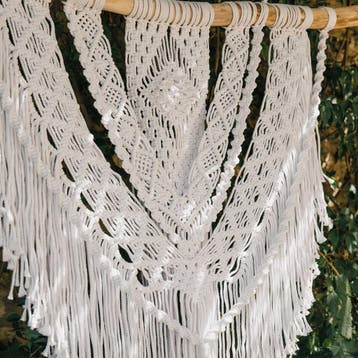 Macramépatroon Wandkleed Boho met Franjes - Katia Design, Ophalen of Verzenden, Nieuw