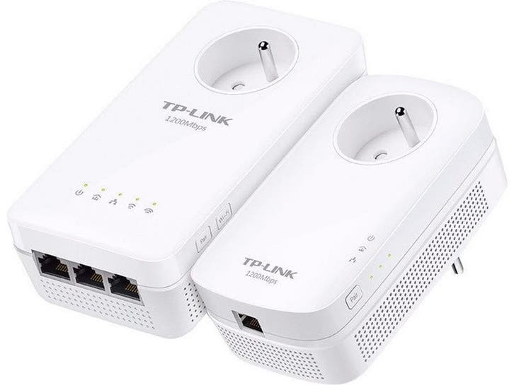 TP-Link TL-WPA8635PKITB - Powerline Adapter - 1300 Mbps, Computers en Software, Pc- en Netwerkkabels, Zo goed als nieuw, Verzenden