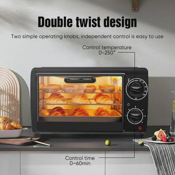 13L Mini Oven met Airfryer Functie - Multifunctioneel, 700W,, Verzenden, Nieuw