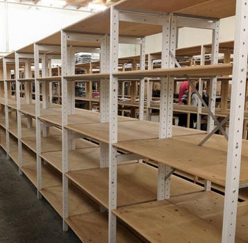 Almawood houten legbordstelling - 238x365x60 cm, Ophalen of Verzenden