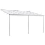 Terrasdak / Overkapping - Borneo - 4 x 3 m - Wit, Verzenden, Nieuw
