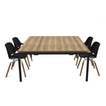 Arca vergadertafel, 160x160cm, Overige plaatsen, Ophalen of Verzenden, Nieuw in verpakking, Stoel