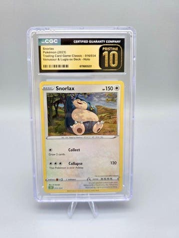 Pokémon Graded card - Snorlax - CGC Pristine 10 - Sword &, Nieuw
