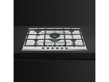 SMEG P272XGHNLK - Gaskookplaat - 5 branders - RVS - 70 cm, Verzenden, Zo goed als nieuw