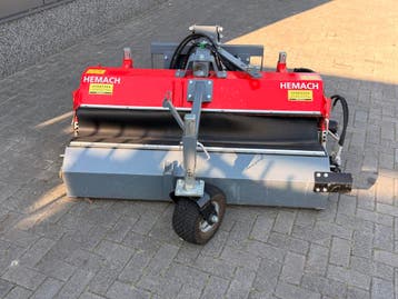 Hemach 150 cm  | Hydraulische Veegmachine (Knikmops), Ophalen of Verzenden, Wiellader of Shovel