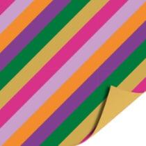 3m Cadeaupapier Funky Stripes (Cadeaupapier 3M, Inpakpapier), Diversen, Cadeaupapier, Ophalen of Verzenden, Nieuw
