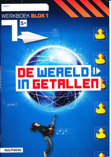 De wereld in Getallen versie 5 Werkboek Blok 1 groep 7 S+ (p, Boeken, Verzenden, Nieuw