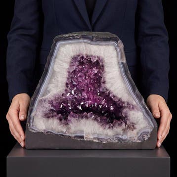 BestPrice! - Levendig Amethist & Agaat - Geode - 31x34x16