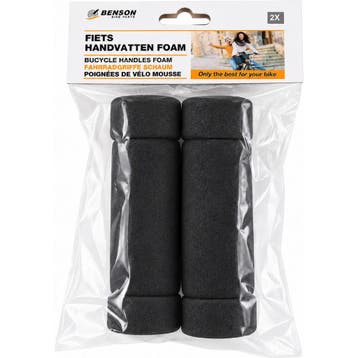 Benson Zwarte fietshandvatten - schuimrubber - extra grip..., Fietsen en Brommers, Ophalen of Verzenden, Nieuw, Frame